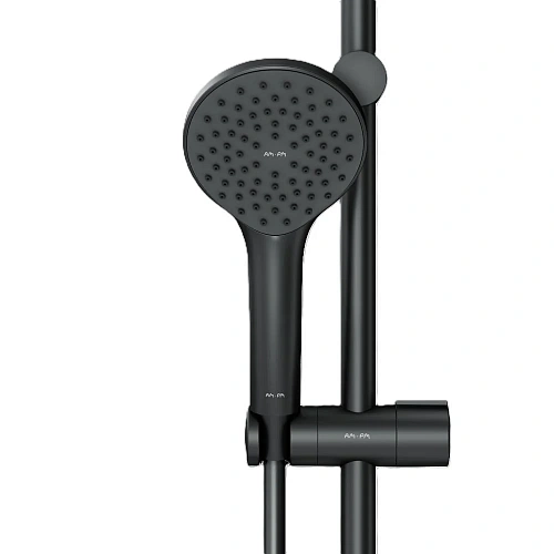 Душевая система AM.PM Gem F0790722 верхний душ 220мм черный Душевая система AM.PM Gem F0790722 верхний душ 220мм черный