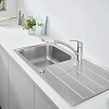 Кухонная мойка GROHE K500 с корзинчатым вентилем, нержавеющая сталь (31563SD1) Кухонная мойка GROHE K500 с корзинчатым вентилем, нержавеющая сталь (31563SD1)