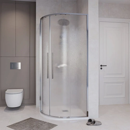 Душевой уголок Niagara Nova NG-3627-34 (100x100x195) полукруг, раздвижнаяхром, стекло шиншилла Душевой уголок Niagara Nova NG-3627-34 (100x100x195) полукруг, раздвижнаяхром, стекло шиншилла