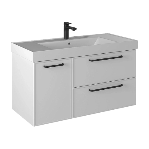 Тумба под раковину PRATO Кватро 100 см 246 03-20100-19 00 БЕЛ Тумба под раковину PRATO Кватро 100 см 246 03-20100-19 00 БЕЛ