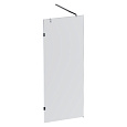 Детальная картинка товара «душевая перегородка am.pm x-joy w94wi-80-f1-mte 80x195, стекло прозрачное 6 мм с покрытием, профиль хром матовый»
