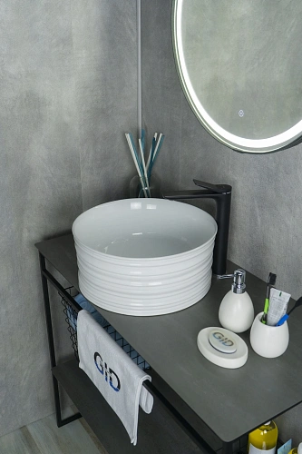 Раковина Gid W969 51174 накладная белая 41x41x18 Раковина Gid W969 51174 накладная белая 41x41x18