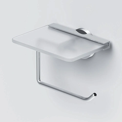Держатель туалетной бумаги AM.PM X-Joy A85A341500 с полкой, хром Держатель туалетной бумаги AM.PM X-Joy A85A341500 с полкой, хром
