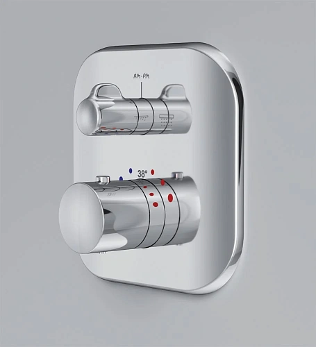 Смеситель для душа AM.PM Sensation F3085500 с термостатом встраиваемый Смеситель для душа AM.PM Sensation F3085500 с термостатом встраиваемый