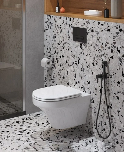 Унитаз подвесной CEZARES DUET CZR-2462-TH-TOR/CZR-2316-SC безободковый с сиденьем Унитаз подвесной CEZARES DUET CZR-2462-TH-TOR/CZR-2316-SC безободковый с сиденьем