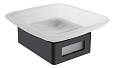 Детальная картинка товара «мыльница boheme chrome &amp; black q 10943-cr-b»