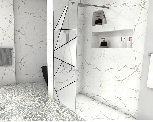 Душевая перегородка Ceruttispa PICK T90B без поддона 90x190 Душевая перегородка Ceruttispa PICK T90B без поддона 90x190