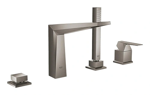 Смеситель на борт ванны GROHE Allure Brilliant, на 4 отверстия, темный графит матовый (19787AL1) Смеситель на борт ванны GROHE Allure Brilliant, на 4 отверстия, темный графит матовый (19787AL1)