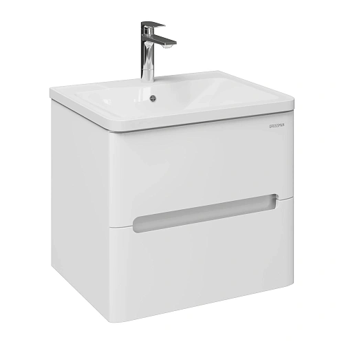 Тумба под раковину GROSSMAN АДЕЛЬ-НОРМА-60 см белая (ум. Aдель-60) подвесная 106038 Тумба под раковину GROSSMAN АДЕЛЬ-НОРМА-60 см белая (ум. Aдель-60) подвесная 106038