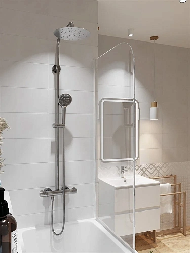 Плитка керамическая Cersanit Alrami серый 20x44 AMG091 Плитка керамическая Cersanit Alrami серый 20x44 AMG091