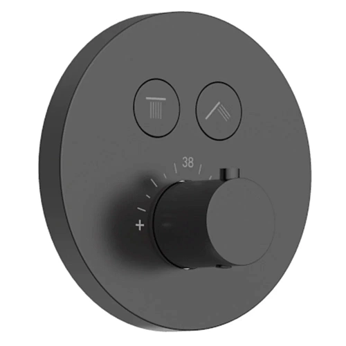 Душевая система AQUAme AQM 8401GM встраиваемая с термостатом, Gun metal AQM8401GM Душевая система AQUAme AQM 8401GM встраиваемая с термостатом, Gun metal AQM8401GM