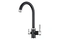Смеситель для кухни Granula 2168, ЧЁРНЫЙ Смеситель для кухни Granula 2168, ЧЁРНЫЙ