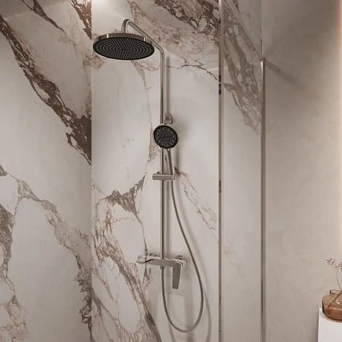 Душевая система Vincea Puro VSFS-5P1CH с изливом, хром Душевая система Vincea Puro VSFS-5P1CH с изливом, хром