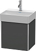 Тумба под раковину Duravit XSquare XS4060R4949 подвесная 43 см Графит матовый