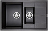 Картинка анонса товара «кухонная мойка paulmark feste, pm237850-bl, черный, 775х495 мм»