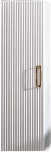 Шкаф-пенал Boheme Linea белый+золото без ножек 845-WG Шкаф-пенал Boheme Linea белый+золото без ножек 845-WG