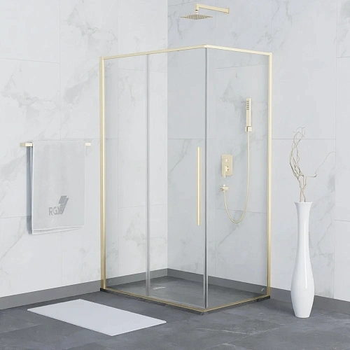 Душевой уголок RGW SV-42G 900x1000 мм 32324290-16 золото brush Easy Clean Душевой уголок RGW SV-42G 900x1000 мм 32324290-16 золото brush Easy Clean