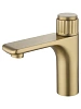 Смеситель для раковины Wonzon &amp; Woghand брашированное золото (WW-A40412-BG)