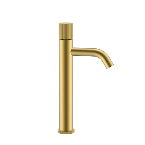 Смеситель для раковины Boheme STICK MATT GOLD LINEA 122-MG.3 Смеситель для раковины Boheme STICK MATT GOLD LINEA 122-MG.3