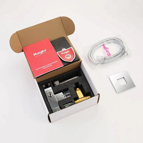 Гигиенический душ Raglo R24.56 встраиваемый с термостатом, хром Гигиенический душ Raglo R24.56 встраиваемый с термостатом, хром