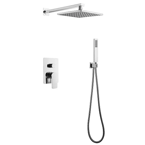Душевая система ABBER Weiss Insel AF8018 скрытого монтажа без излива, хром Душевая система ABBER Weiss Insel AF8018 скрытого монтажа без излива, хром