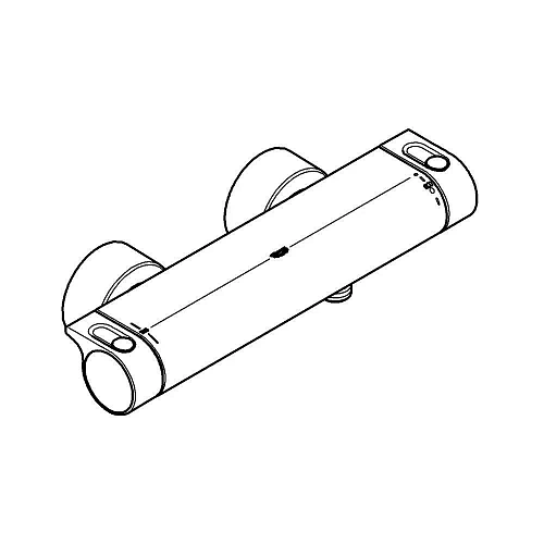 Смеситель для душа GROHE Grohtherm 2000 термостатический, хром (34169001) Смеситель для душа GROHE Grohtherm 2000 термостатический, хром (34169001)