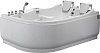 Акриловая ванна Gemy G9083 K R 180x121 угловая, асимметричная, правая, гидромассажная