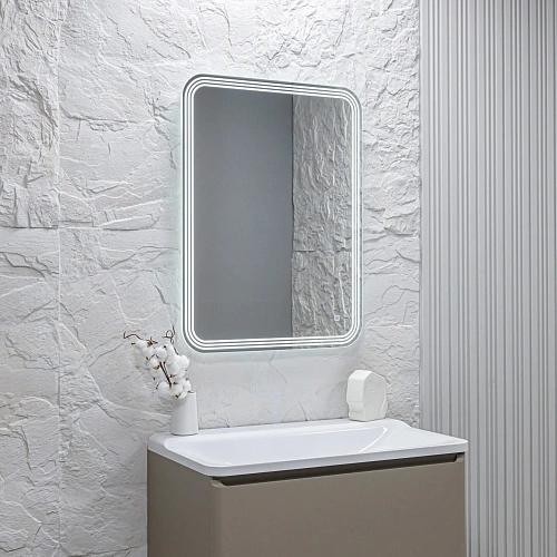 Зеркало AQUAme AQM9107 с подсветкой, универсальный монтаж Зеркало AQUAme AQM9107 с подсветкой, универсальный монтаж