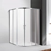 Душевой уголок CEZARES MOLVENO-R-22-100+30-P-Cr 130x130см стекло рифленое, профиль хром Душевой уголок CEZARES MOLVENO-R-22-100+30-P-Cr 130x130см стекло рифленое, профиль хром