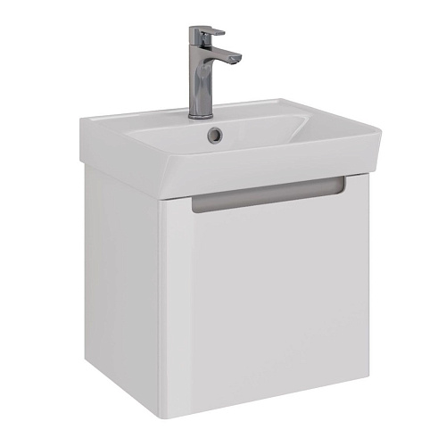 Тумба под раковину Lemark BUNO MINI 45 см подвесная, серый/белый LM05BM45T Тумба под раковину Lemark BUNO MINI 45 см подвесная, серый/белый LM05BM45T