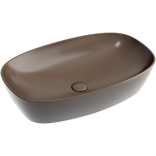 Раковина Ceramica Nova ELEMENT CN6049MDB Темно-Коричневый матовый накладная Раковина Ceramica Nova ELEMENT CN6049MDB Темно-Коричневый матовый накладная