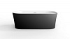 Картинка анонса товара «ванна отдельностоящая belbagno bb409-1700-800-w/nm белая матовая внутри черная матовая снаружи 1700x800 акриловая»
