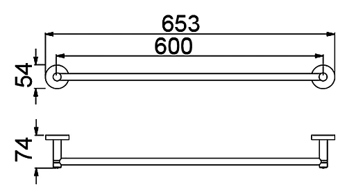 Полотенцедержатель Timo Saona 13053/18 черное золото Полотенцедержатель Timo Saona 13053/18 черное золото