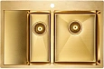 Кухонная мойка Paulmark LIGA PM227851-BGR брашированное золото правая 780х510мм Кухонная мойка Paulmark LIGA PM227851-BGR брашированное золото правая 780х510мм