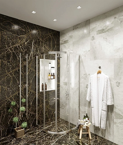 Душевой уголок Agger A01-090TCR/G без поддона 90х90, стекло прозрачное Душевой уголок Agger A01-090TCR/G без поддона 90х90, стекло прозрачное