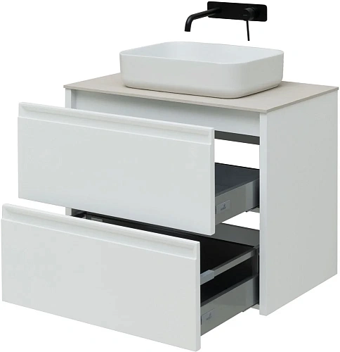 Тумба под раковину Allen Brau Fantasy 80 1.11001.WM белый матовый Тумба под раковину Allen Brau Fantasy 80 1.11001.WM белый матовый