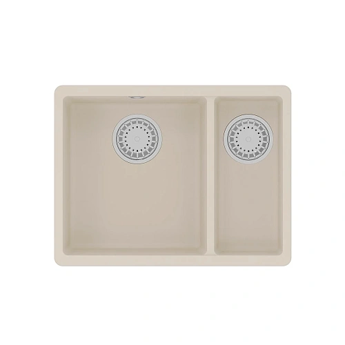 Кухонная мойка Lemark SINARA 550.2-U встраиваемая снизуз кварцгранита, шампань 9910084 Кухонная мойка Lemark SINARA 550.2-U встраиваемая снизуз кварцгранита, шампань 9910084