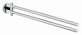 Полотенцедержатель GROHE Essentials двойной, хром (40371000) Полотенцедержатель GROHE Essentials двойной, хром (40371000)