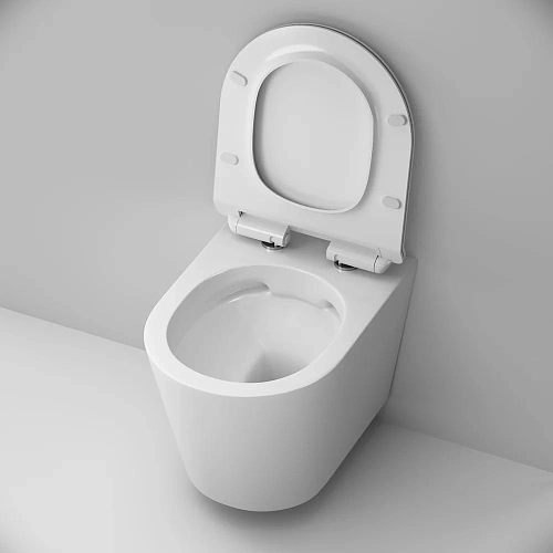 Унитаз подвесной AM.PM Sunny C85C1701SC Flashclean с сиденьем микролифт Унитаз подвесной AM.PM Sunny C85C1701SC Flashclean с сиденьем микролифт