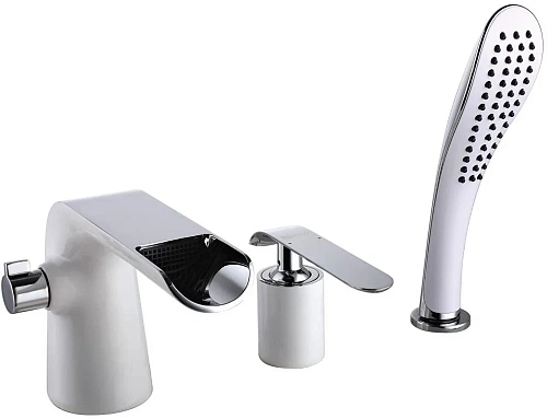 Смеситель на борт ванны Lemark Melange (LM4945CW) Смеситель на борт ванны Lemark Melange (LM4945CW)