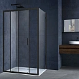 Душевой уголок Vincea Alpha VSR-3AL9011CLB, 1100x900, черный, стекло прозрачное Душевой уголок Vincea Alpha VSR-3AL9011CLB, 1100x900, черный, стекло прозрачное