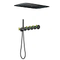 Душевая система Timo Saona SX-2319/03SM встраиваемая с термостатом черный Душевая система Timo Saona SX-2319/03SM встраиваемая с термостатом черный