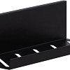 Полка Aquanet Магнум 30x80 черная матовая, открытая 00302224 Полка Aquanet Магнум 30x80 черная матовая, открытая 00302224