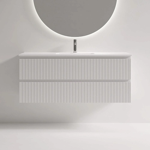 Тумба под раковину SANCOS Snob SNR120/39W R 1195х390х500 Bianco подвесная Тумба под раковину SANCOS Snob SNR120/39W R 1195х390х500 Bianco подвесная