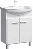 Тумба под раковину AQWELLA Corsica 65см Kor.01.06 напольная, белая
