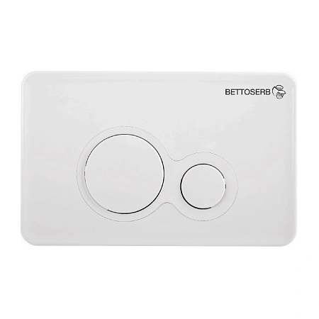 Клавиша смыва BETTOSERB TWIN 40006457 белый Клавиша смыва BETTOSERB TWIN 40006457 белый