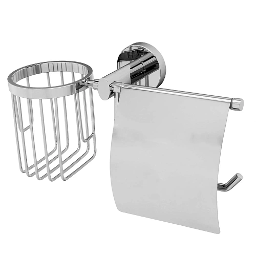 Держатель туалетной бумаги WasserKRAFT Rhein K-6259 и освежителя хром Держатель туалетной бумаги WasserKRAFT Rhein K-6259 и освежителя хром