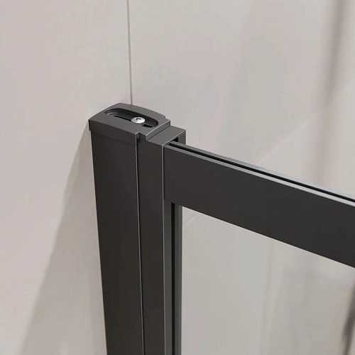 Шторка на ванну CEZARES SLIDER-FIX-VF-11-90/150-C-NERO с фиксированным креплением одной створки цвет профиля черный стекло прозрачное Шторка на ванну CEZARES SLIDER-FIX-VF-11-90/150-C-NERO с фиксированным креплением одной створки цвет профиля черный стекло прозрачное