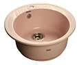 Кухонная мойка GranFest Rondo R-520 св-роз светло-розовый Кухонная мойка GranFest Rondo R-520 св-роз светло-розовый