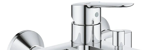 Смеситель для ванны GROHE BauEdge, настенный монтаж (23605000) Смеситель для ванны GROHE BauEdge, настенный монтаж (23605000)